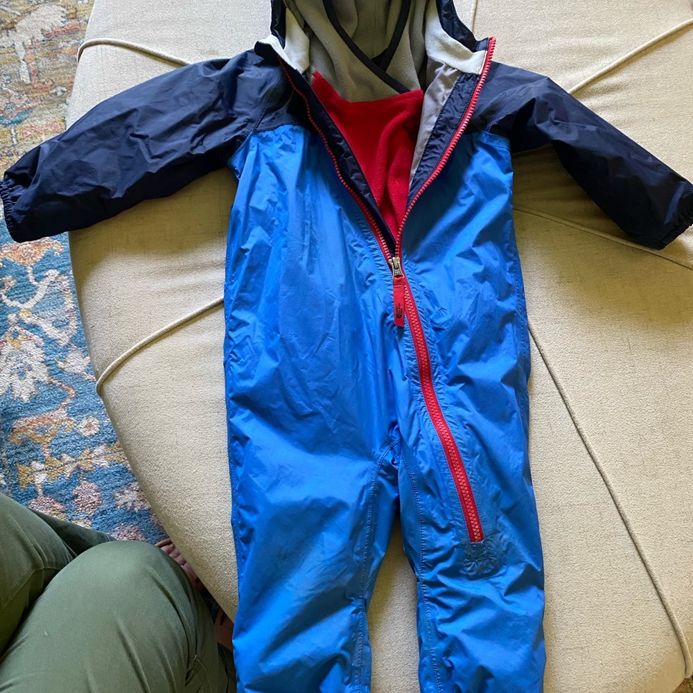 North Face 3 in 1 Fleece/Rain/Snow suit
